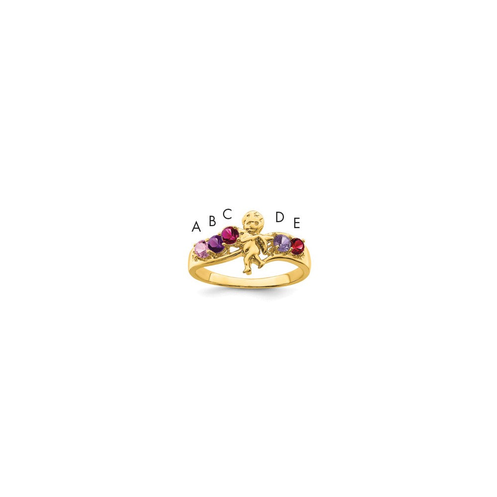 14k Family Jewelry Ring