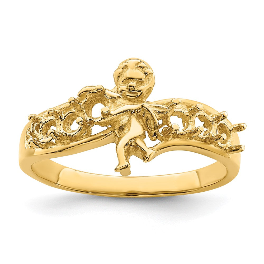 14k Genuine 6 Stone Mother's Ring - 2