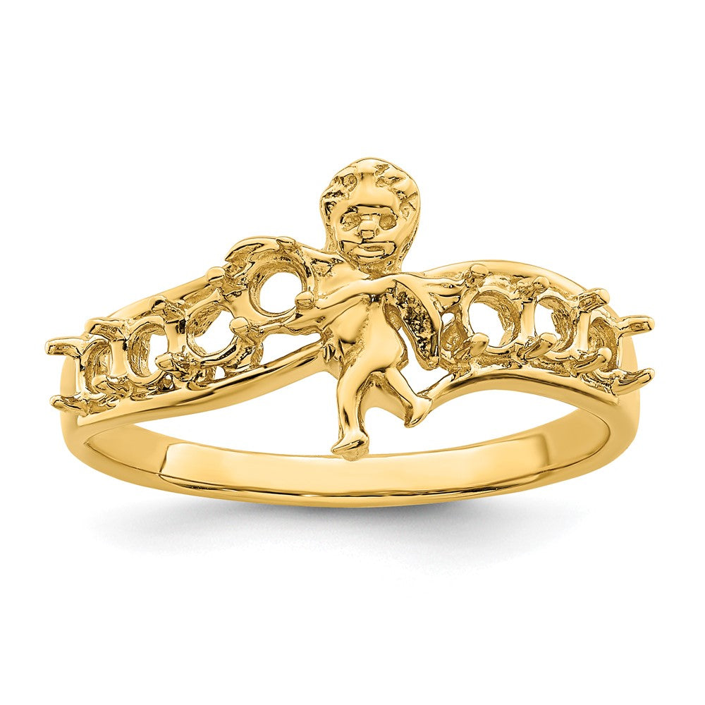 14k Genuine 7 Stone Mother's Ring - 2