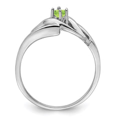 Sterling Silver Rhodium-plated Family Jewelry Ring - 50