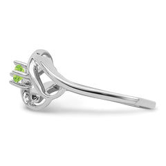 Sterling Silver Rhodium-plated Family Jewelry Mounting - 550