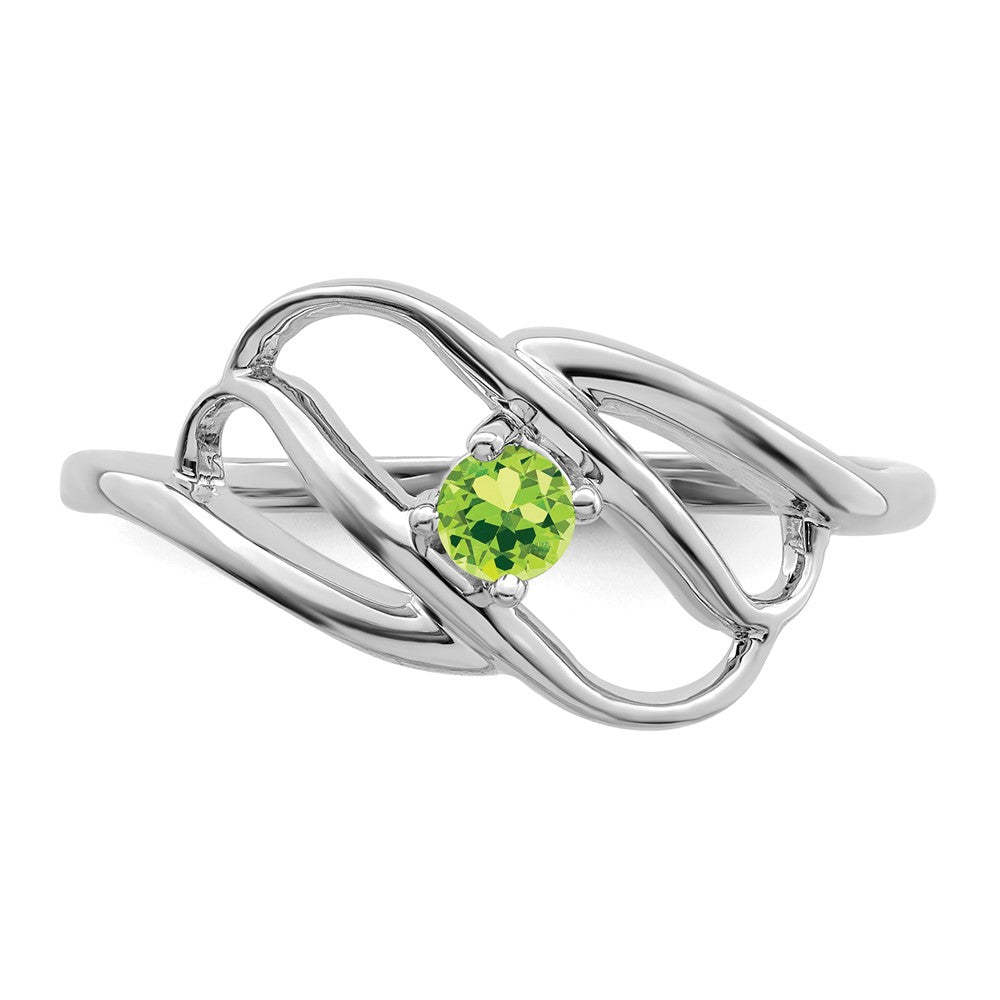 Sterling Silver Rhodium-plated Family Jewelry Ring - 49