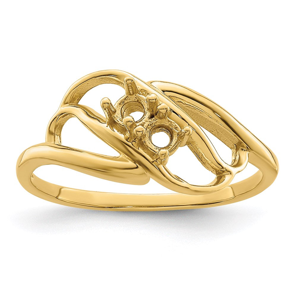 14k Synthetic Family Jewelry Ring - 52