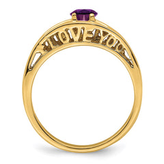 14k Synthetic Family Jewelry Ring - 63