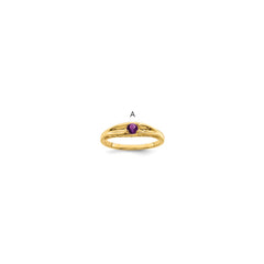 10k Synthetic Family Jewelry Ring - 16