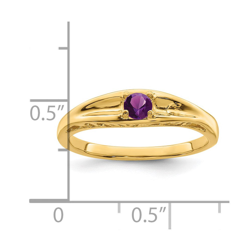 14k Synthetic Family Jewelry Ring - 63