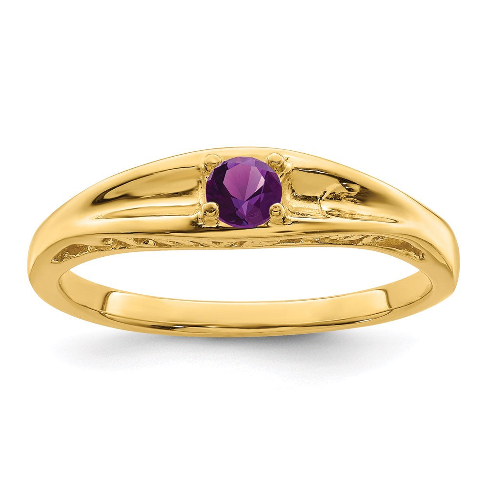 14k Synthetic Family Jewelry Ring - 63