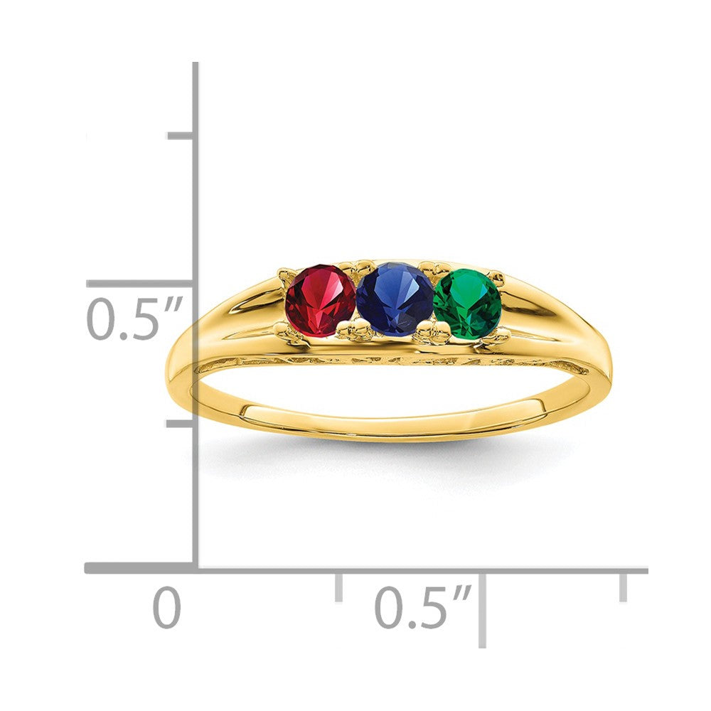 14k Family Jewelry Ring - 22