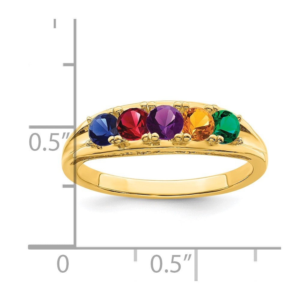 14k Family Jewelry Ring - 14