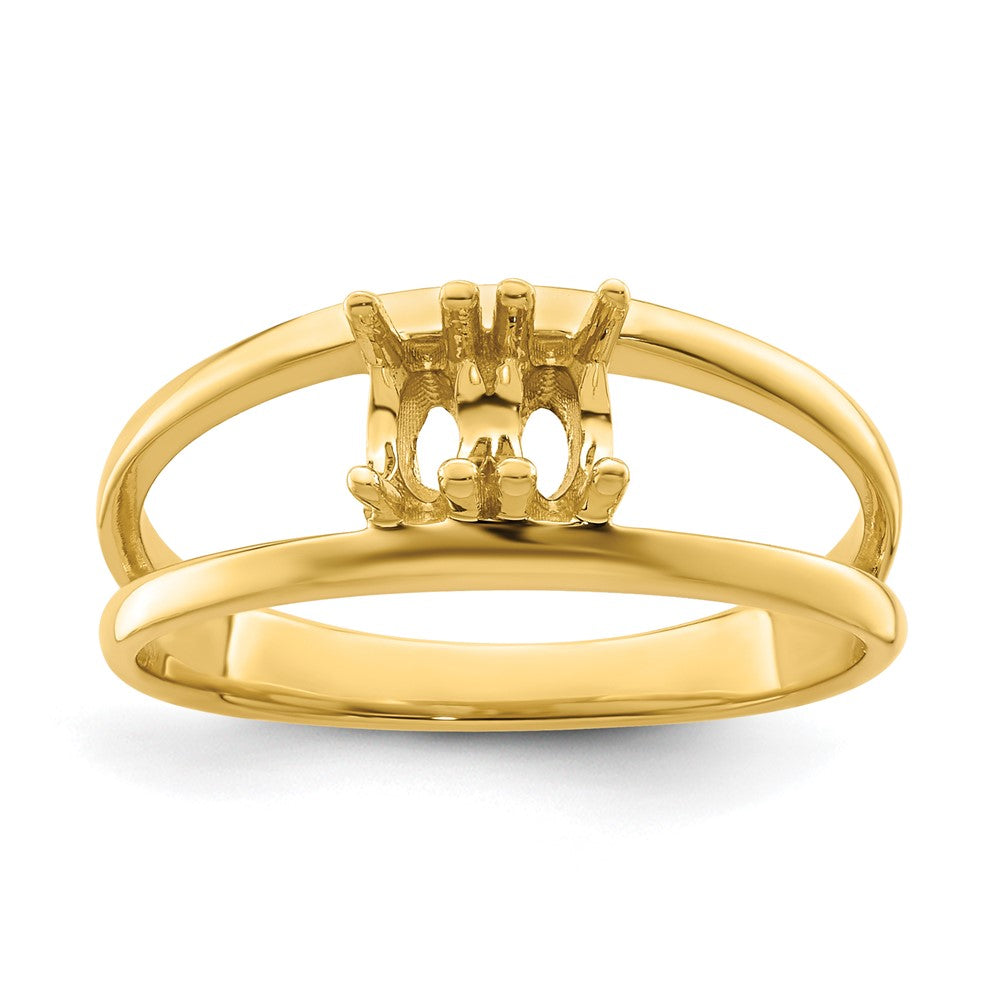 14k Genuine 2 Stone Mother's Ring - 5