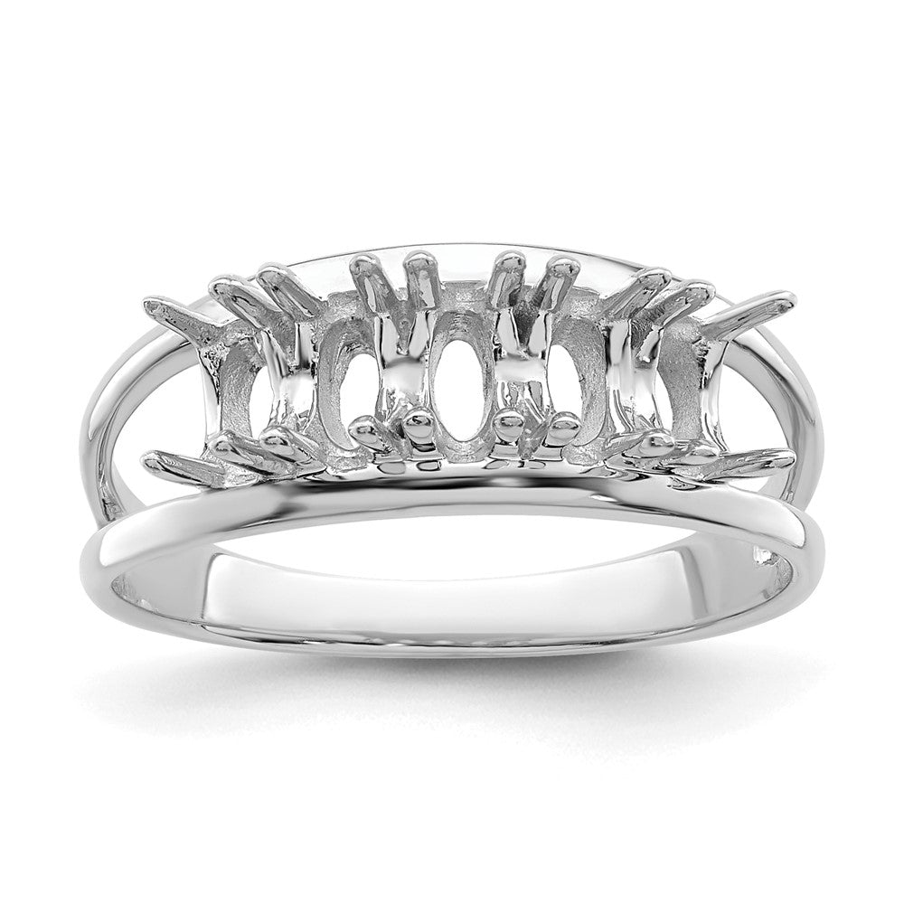 Sterling Silver Rhodium-plated Family Jewelry Ring - 20