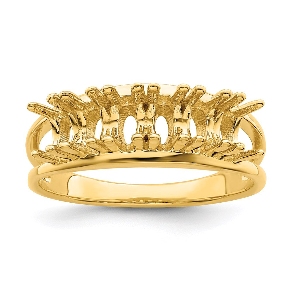 14k Synthetic Family Jewelry Ring - 62