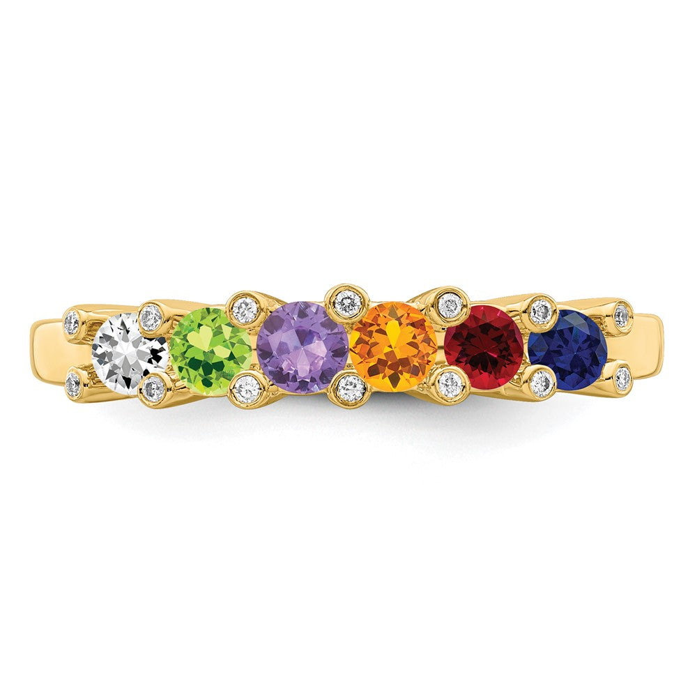 14K Family Jewelry Diamond Semi-Set Ring - 20
