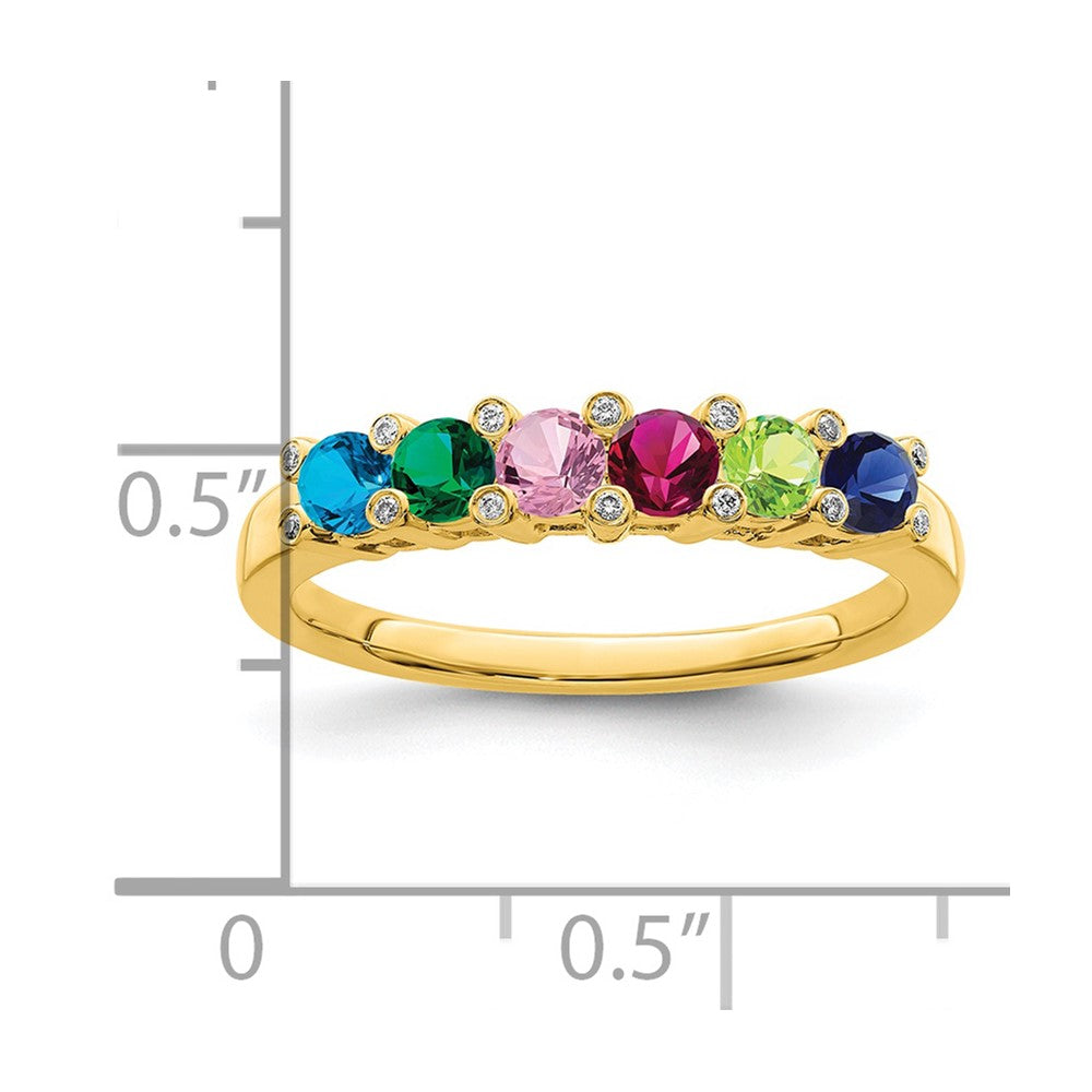 14K Family Jewelry Diamond Semi-Set Ring - 20