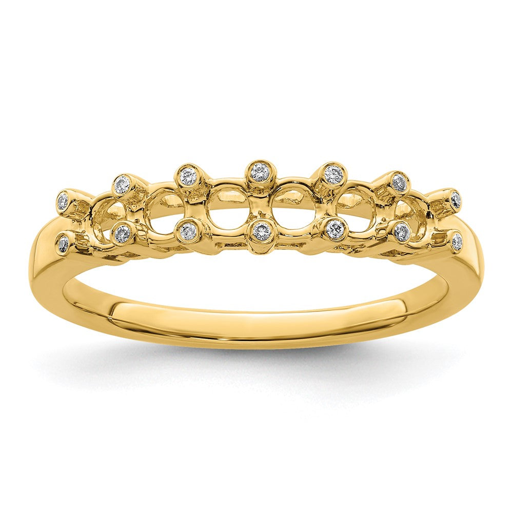 14K Family Jewelry Diamond Semi-Set Ring - 20