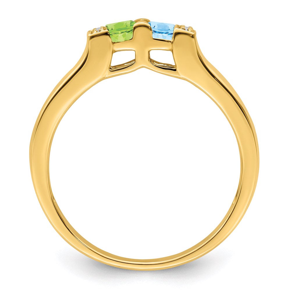 14K Family Jewelry Diamond Semi-Set Ring - 21