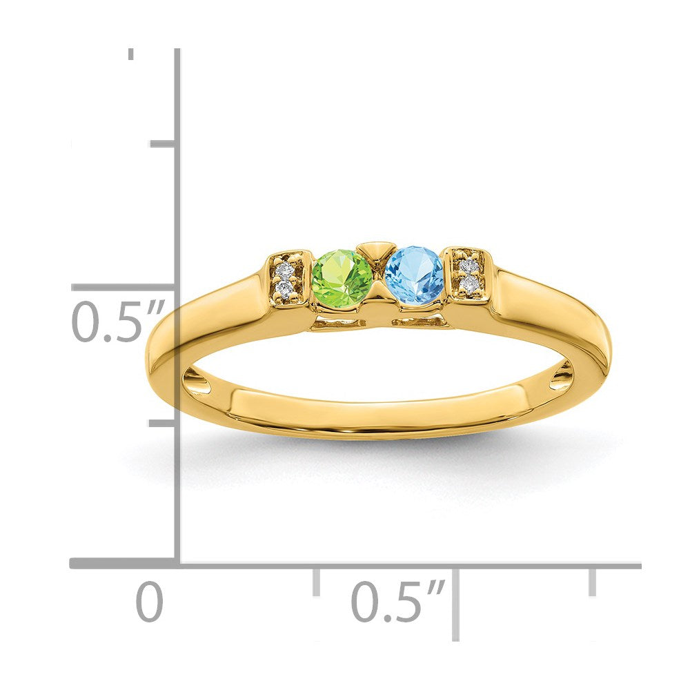 14K Family Jewelry Diamond Semi-Set Ring - 21