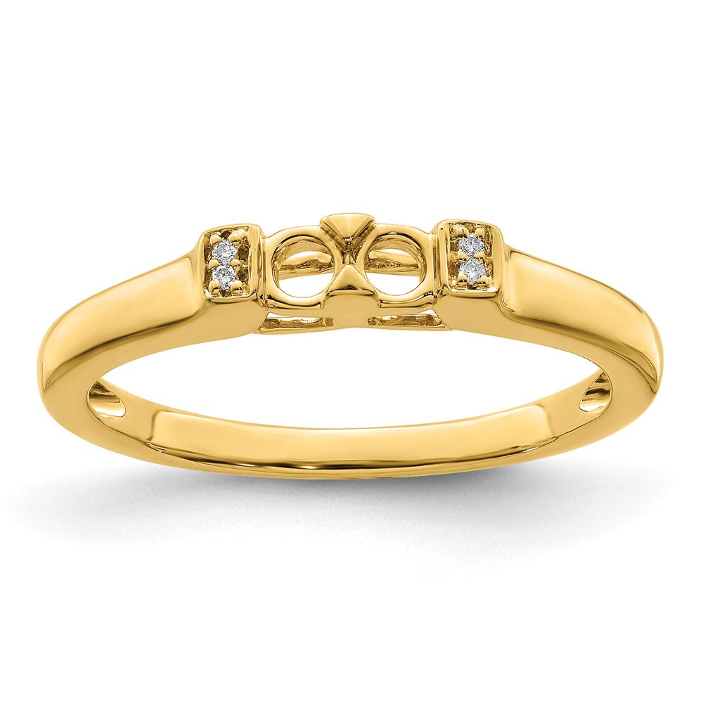 14K Family Jewelry Diamond Semi-Set Ring - 21