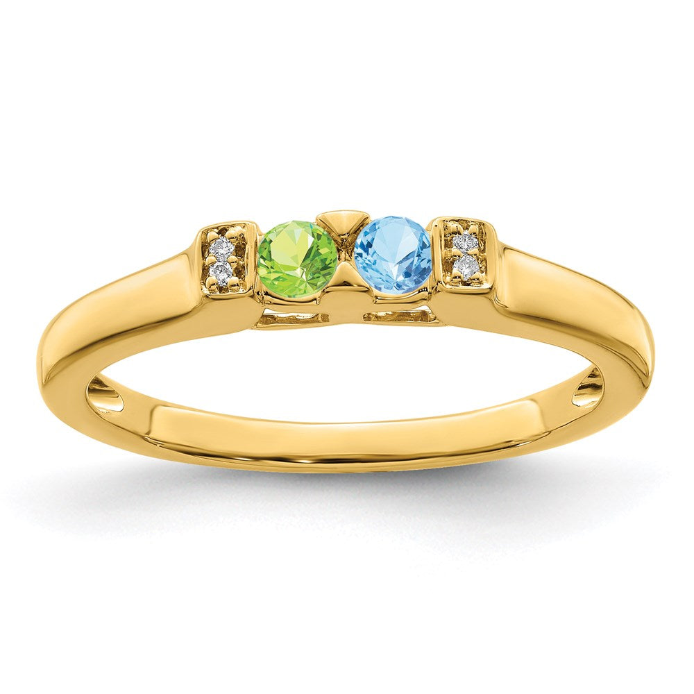 14K Family Jewelry Diamond Semi-Set Ring - 21