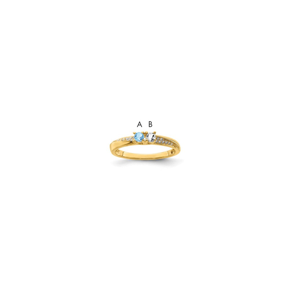 14K Family Jewelry Diamond Semi-Set Ring - 24