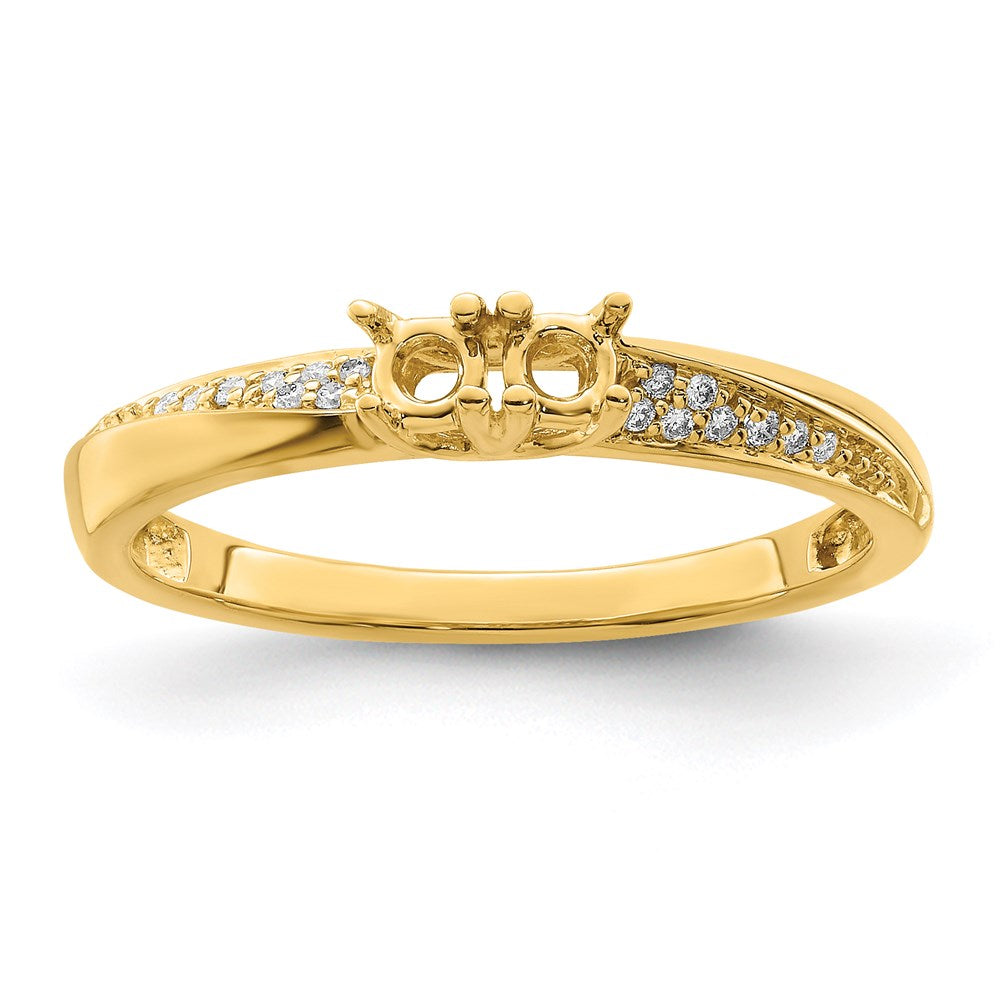 14K Family Jewelry Diamond Semi-Set Ring - 24