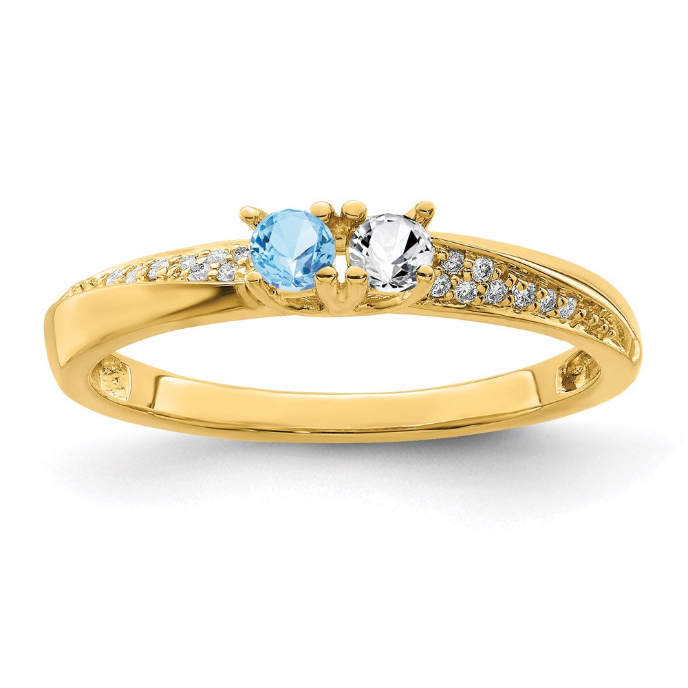 14K Family Jewelry Diamond Semi-Set Ring - 24