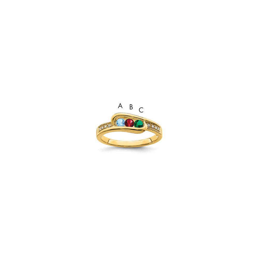 14K Family Jewelry Diamond Semi-Set Ring - 18