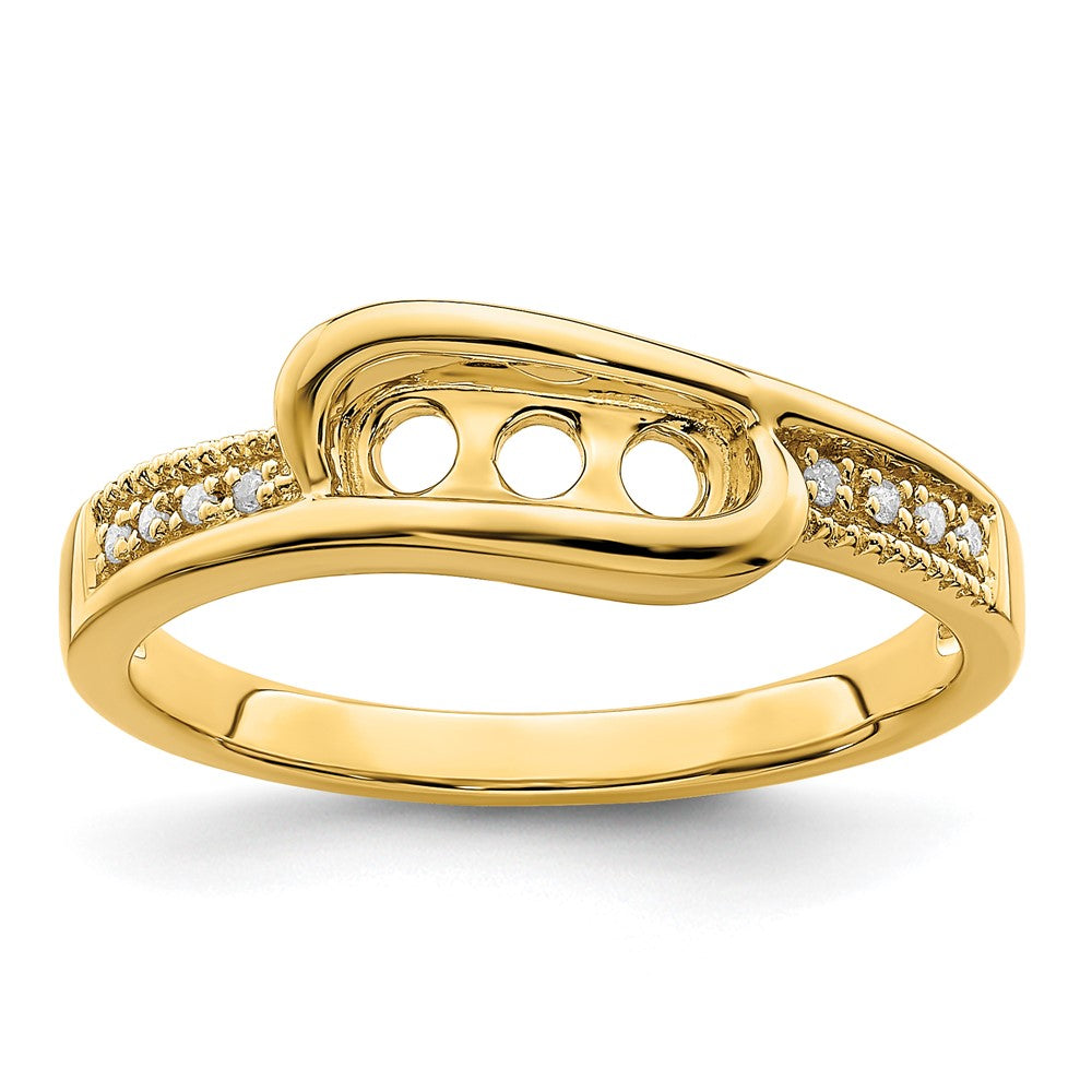 14K Family Jewelry Diamond Semi-Set Ring - 18