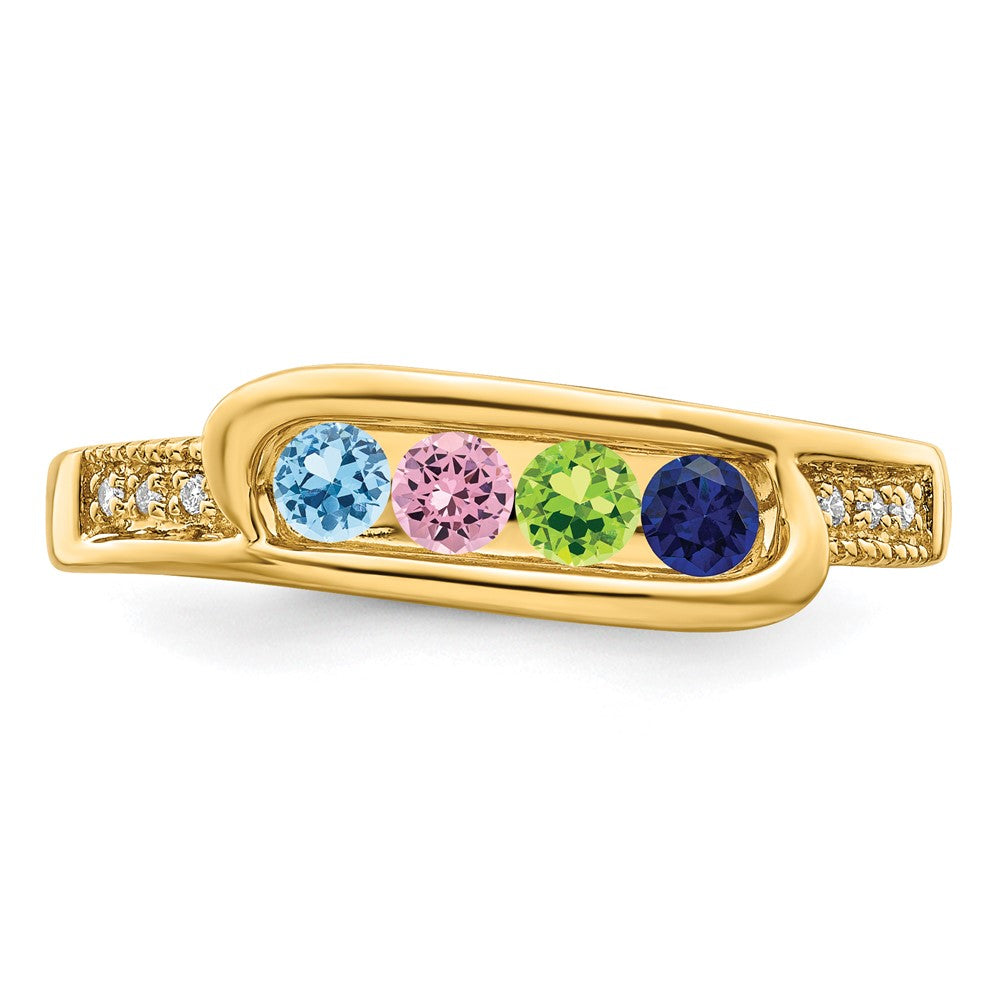 14K Family Jewelry Diamond Semi-Set Ring - 11