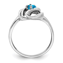 14k White Gold Family Jewelry Ring - 13