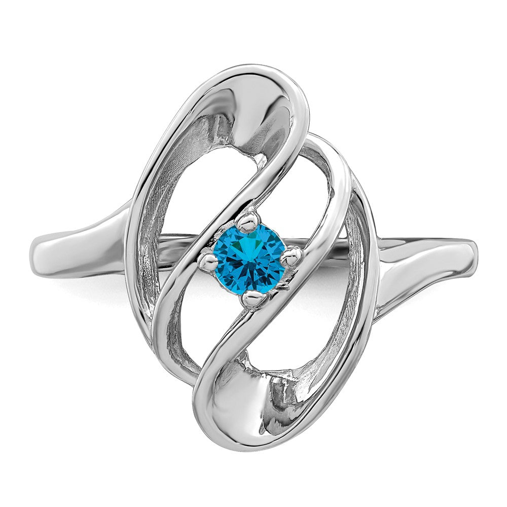 Sterling Silver Rhodium-plated Family Jewelry Ring - 70