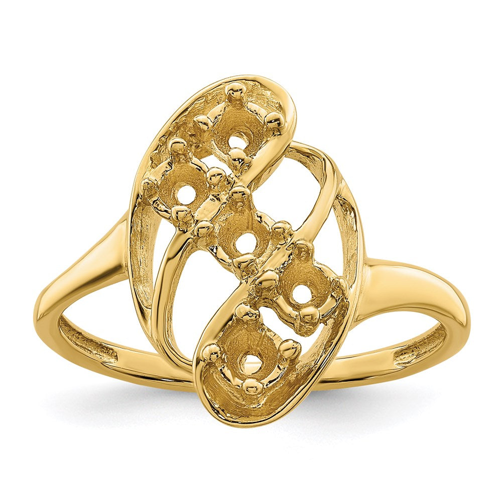 14k Synthetic Family Jewelry Ring - 78