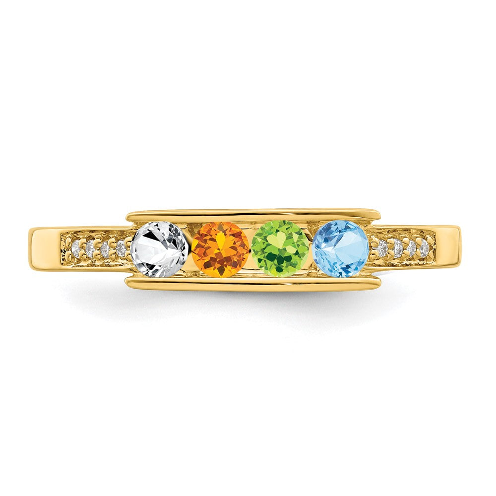 14K Family Jewelry Diamond Semi-Set Ring - 28