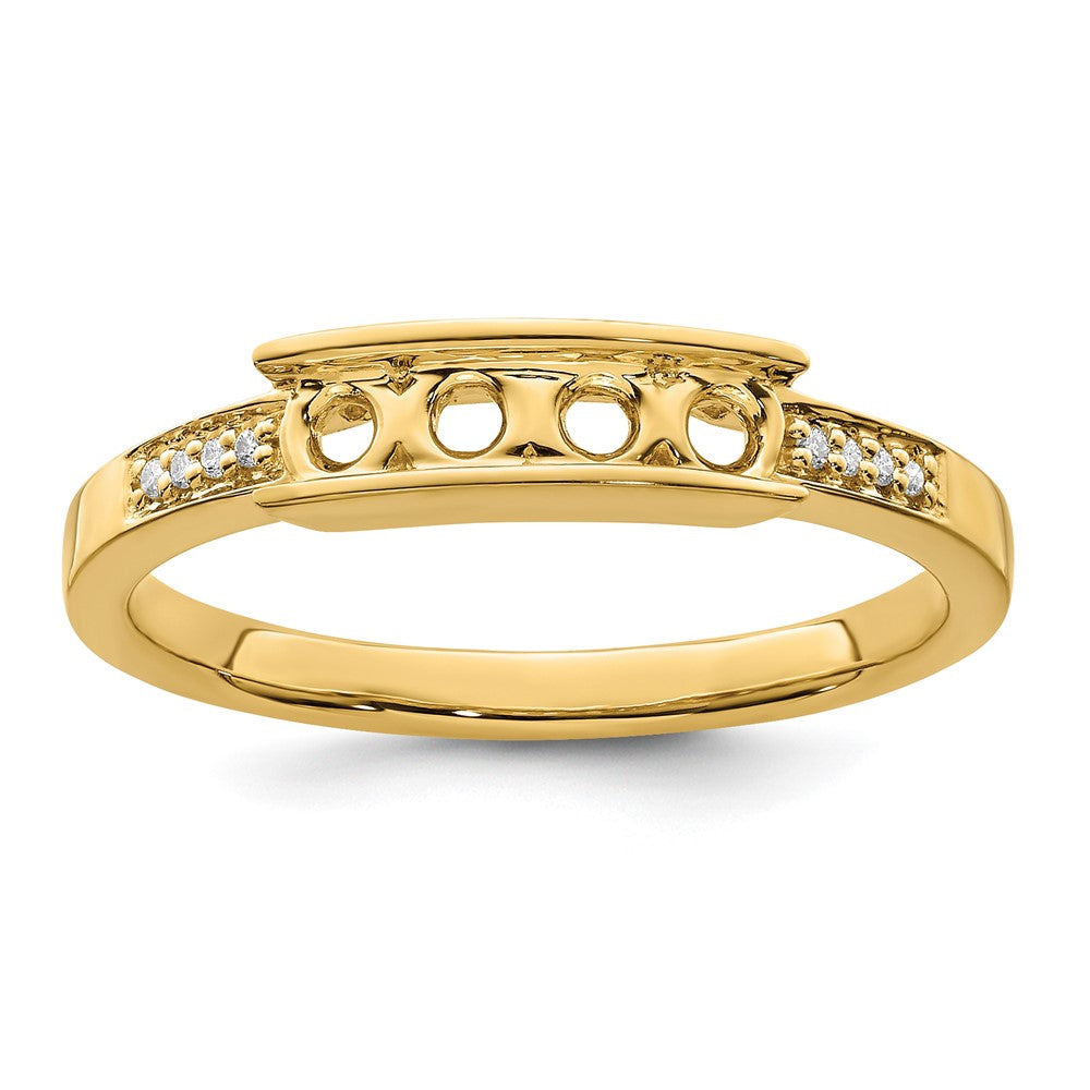 14K Family Jewelry Diamond Semi-Set Ring - 28