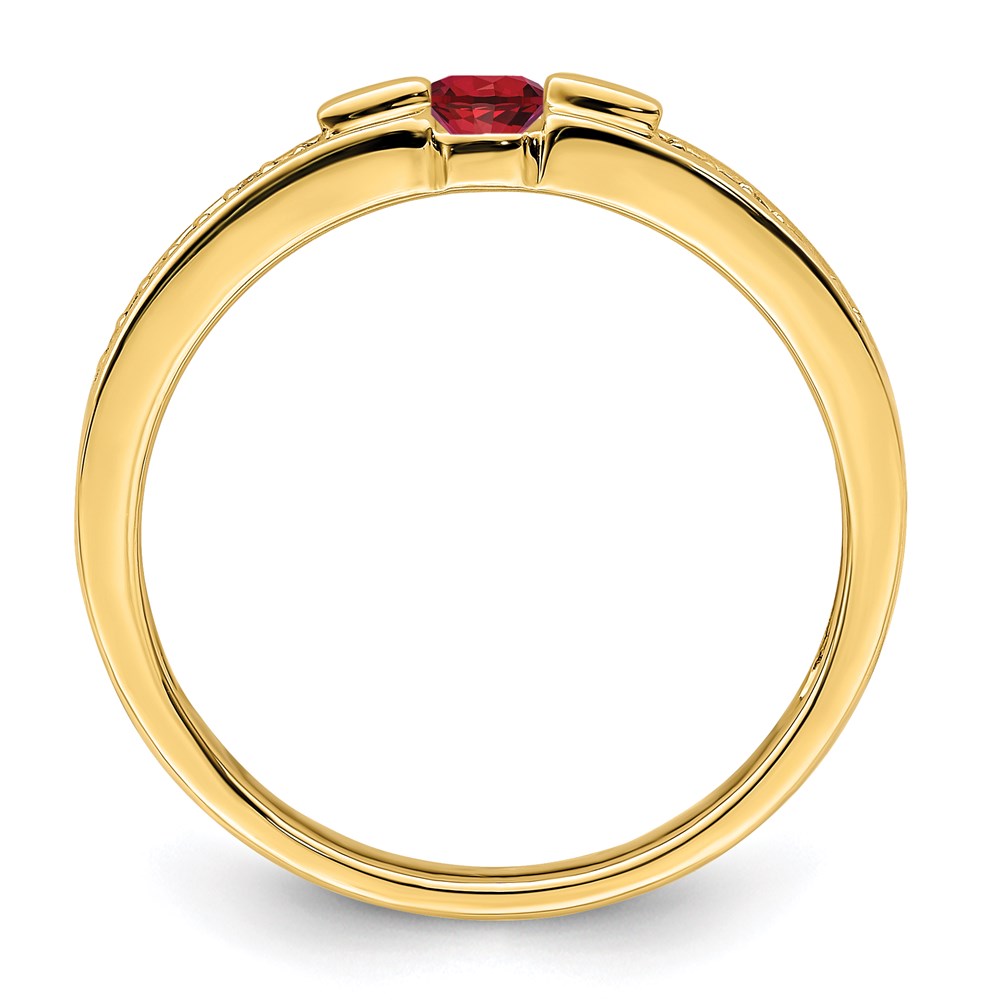 14K Family Jewelry Diamond Semi-Set Ring - 5