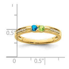 14K Family Jewelry Diamond Semi-Set Ring - 27