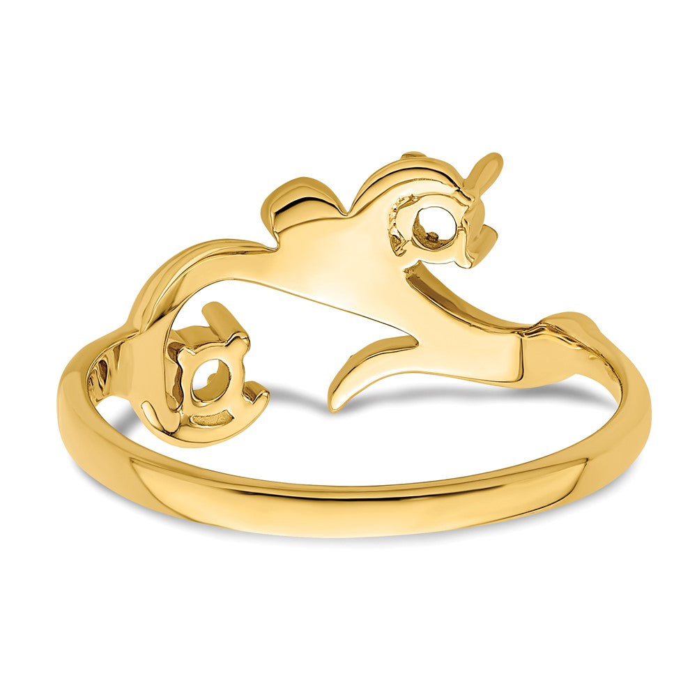 14k Synthetic Family Jewelry Ring - 106
