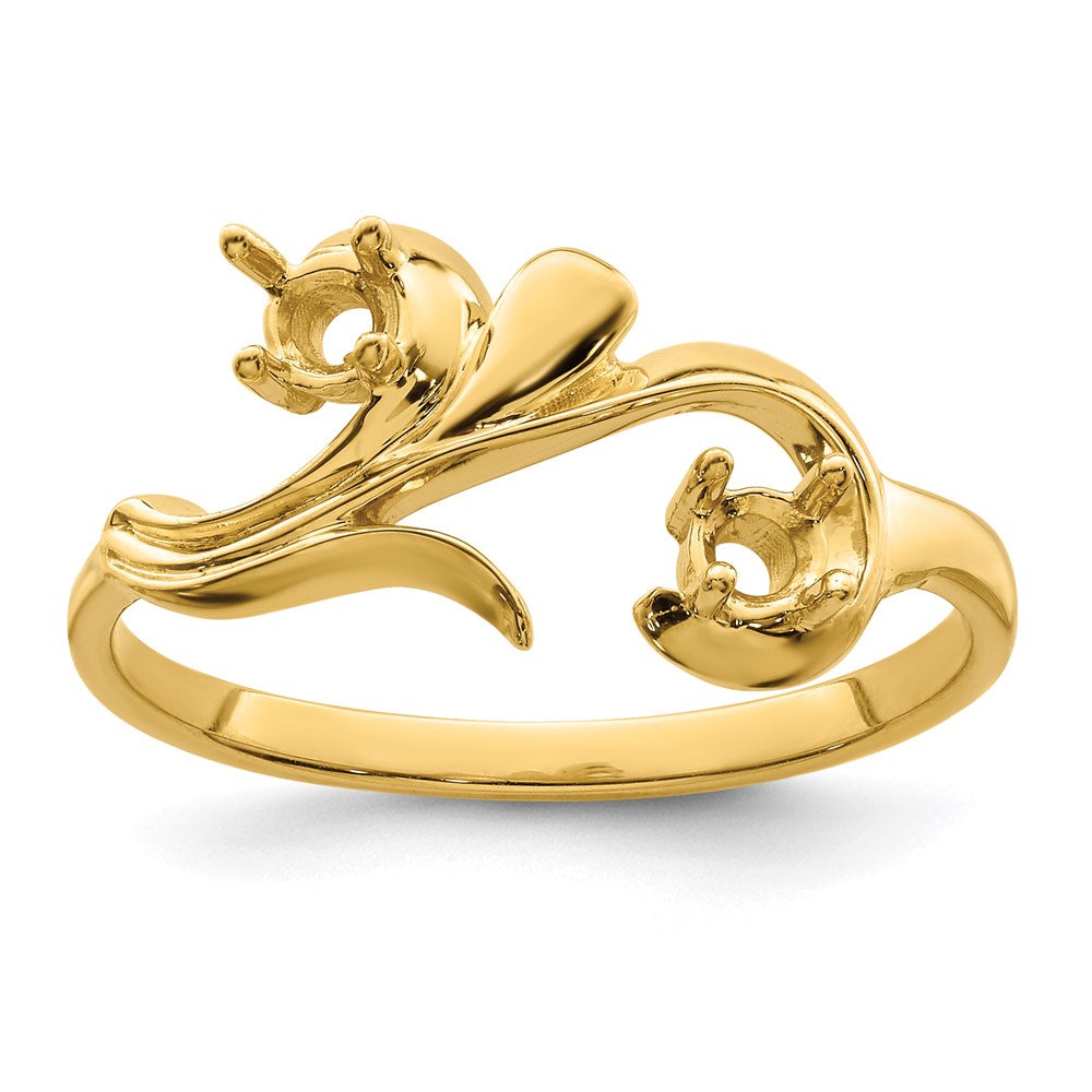 14k Synthetic Family Jewelry Ring - 106