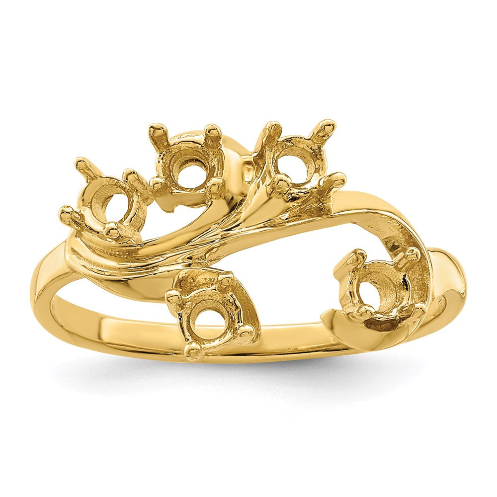 14k Synthetic Family Jewelry Ring - 94