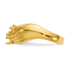 14k 5 Stone Family Ring Mounting - 2