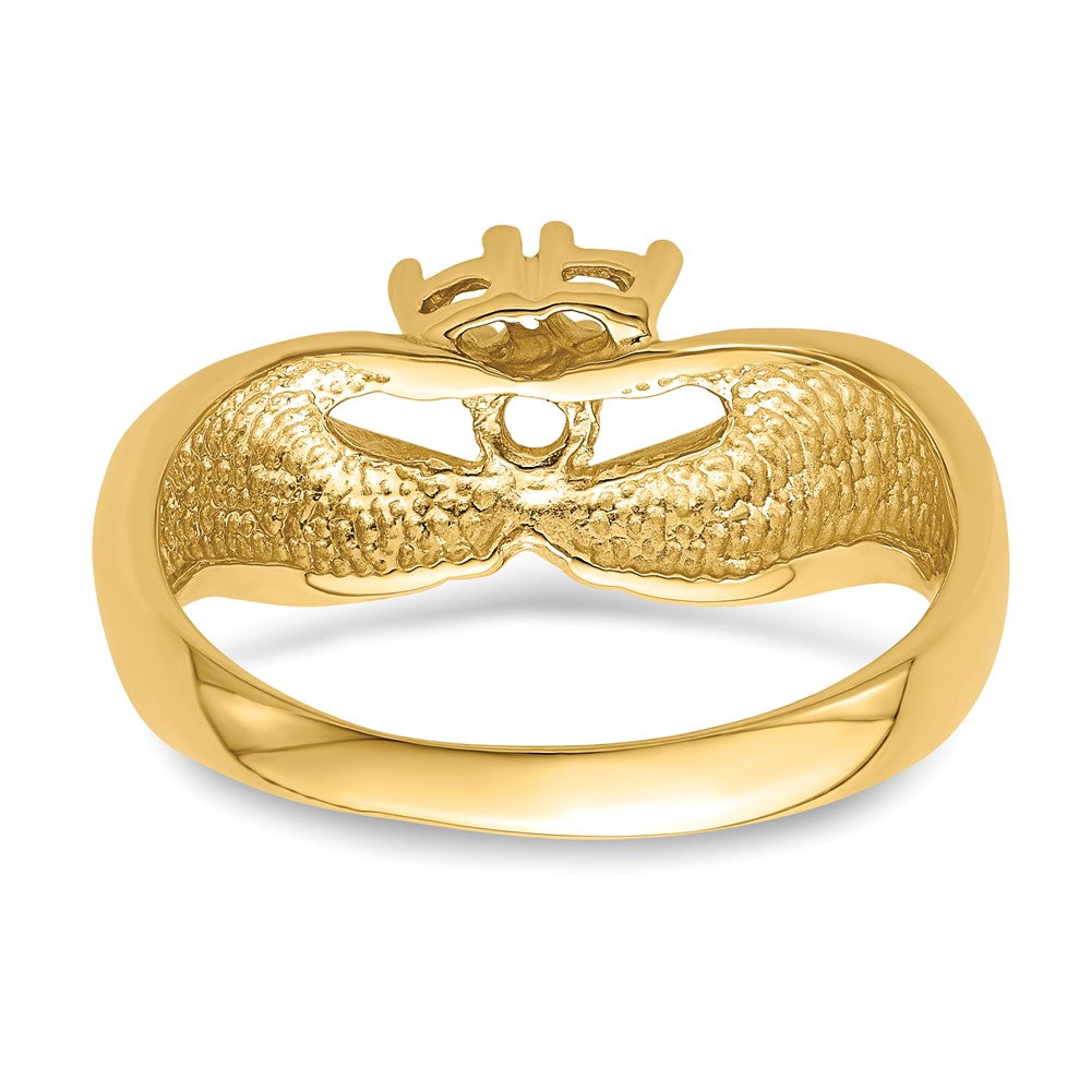 14k 3 Genuine Stone Family Ring