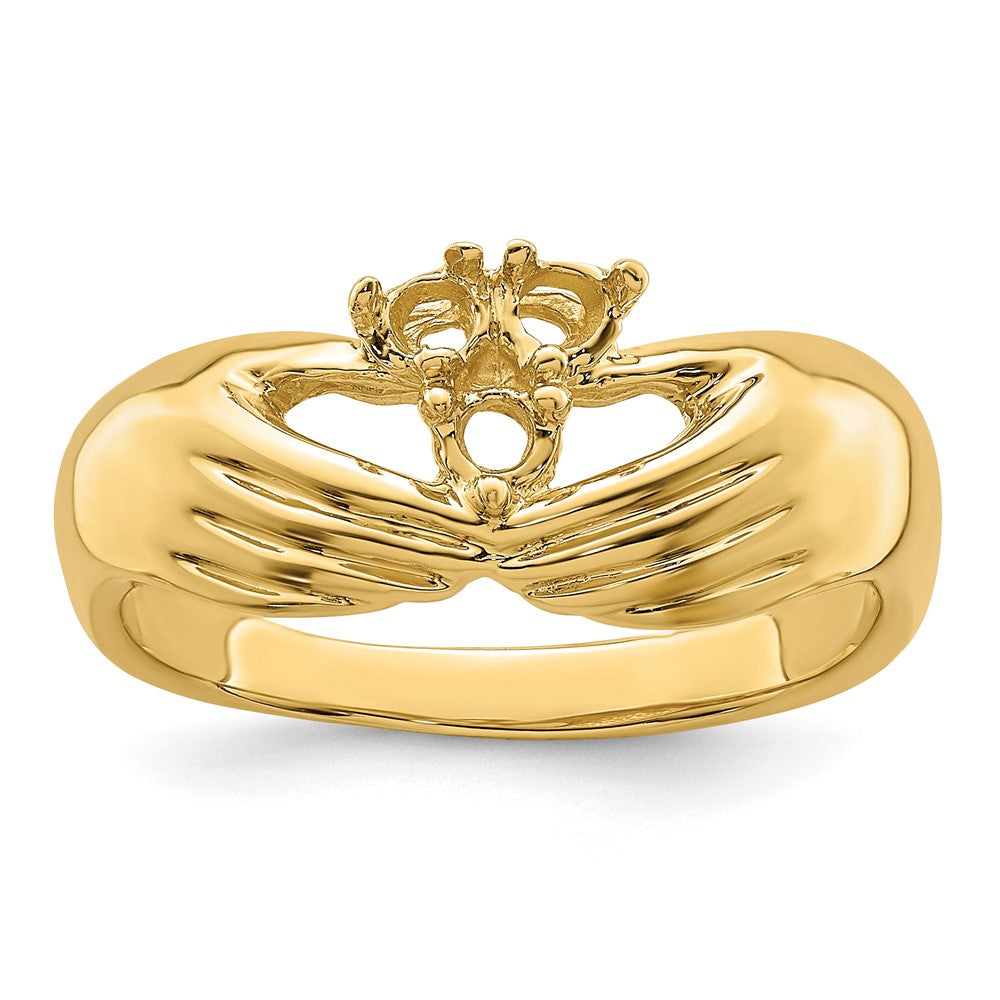 14k 3 Genuine Stone Family Ring