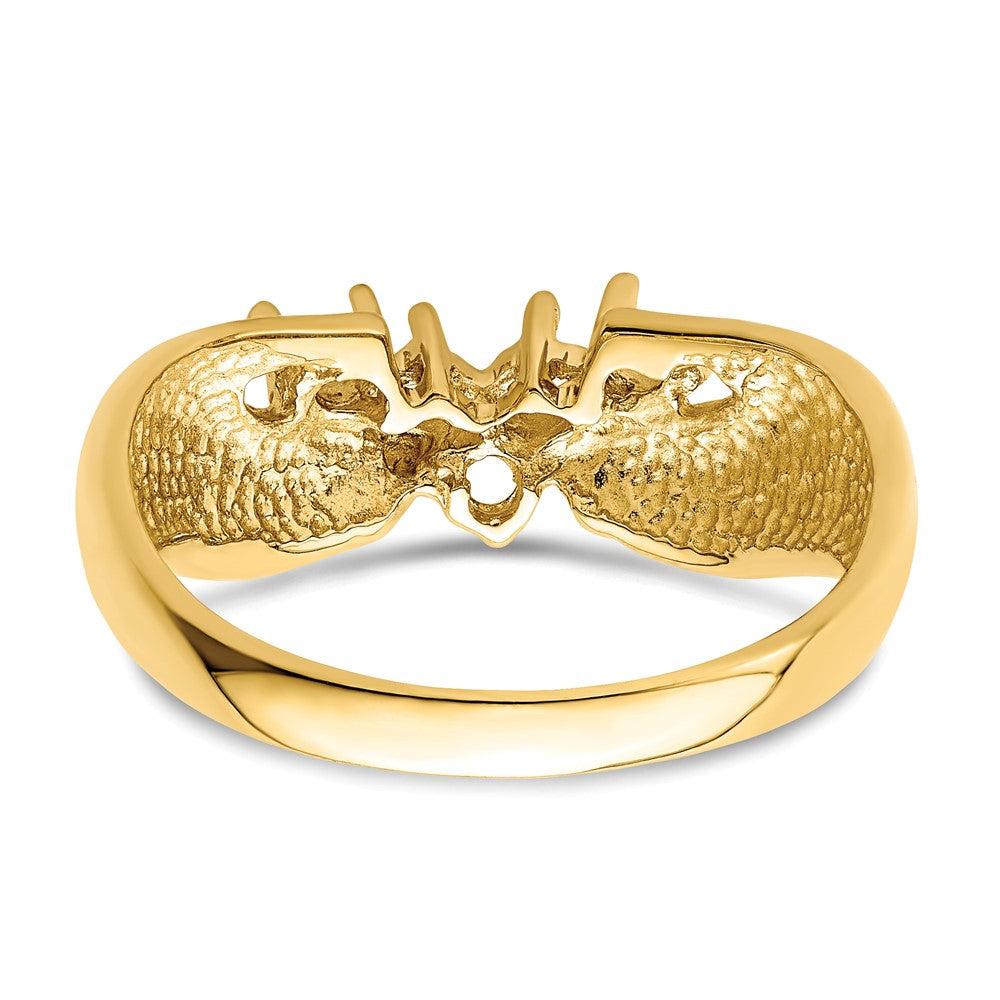 14k 5 Synthetic Stone Family Ring