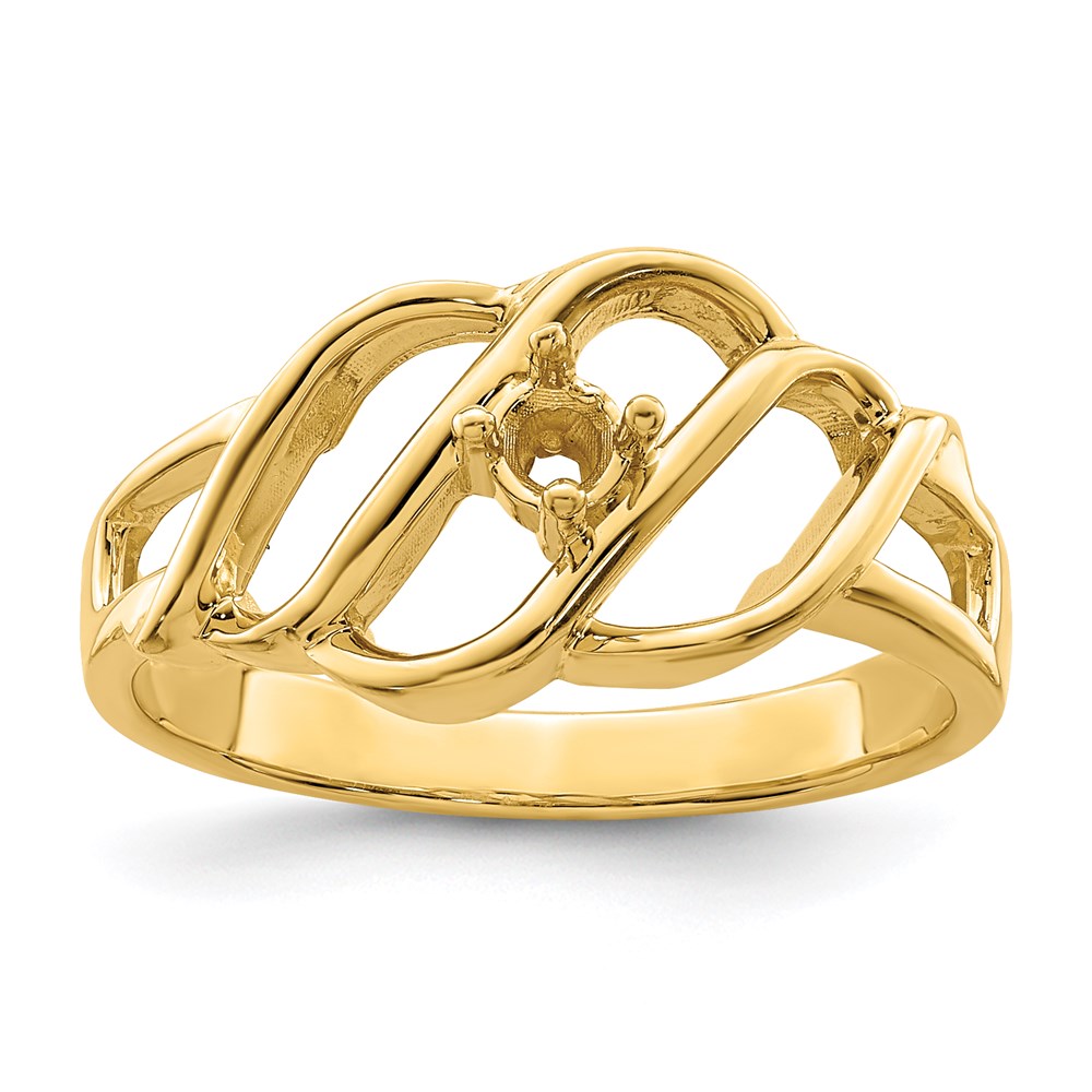 14k 2.5mm Synthetic Family Jewelry Ring - 6