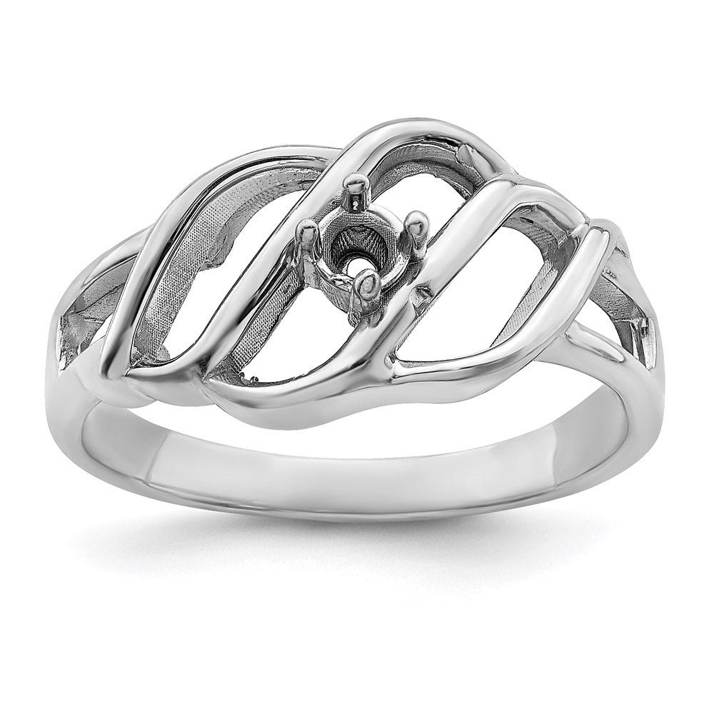 Sterling Silver Rhodium-plated Family Jewelry Ring - 145
