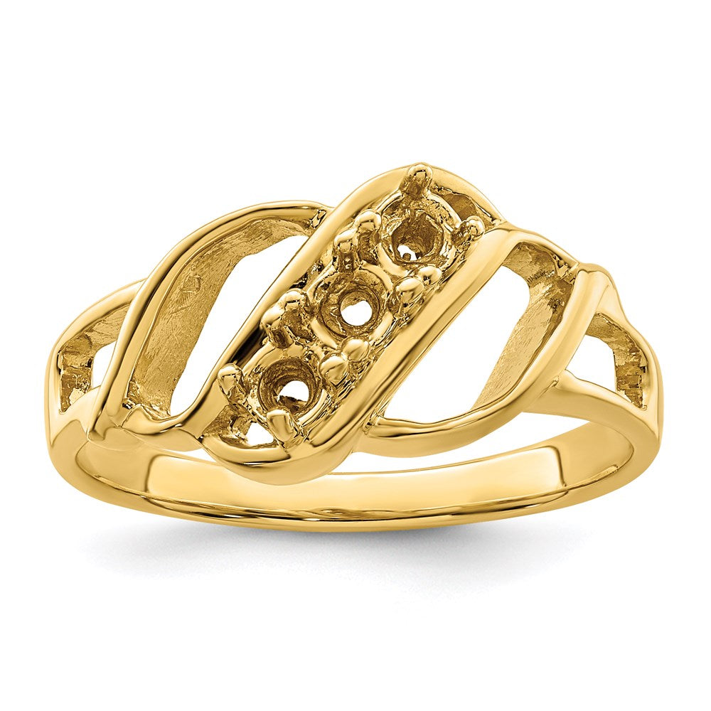 14k Synthetic Family Jewelry Ring - 104