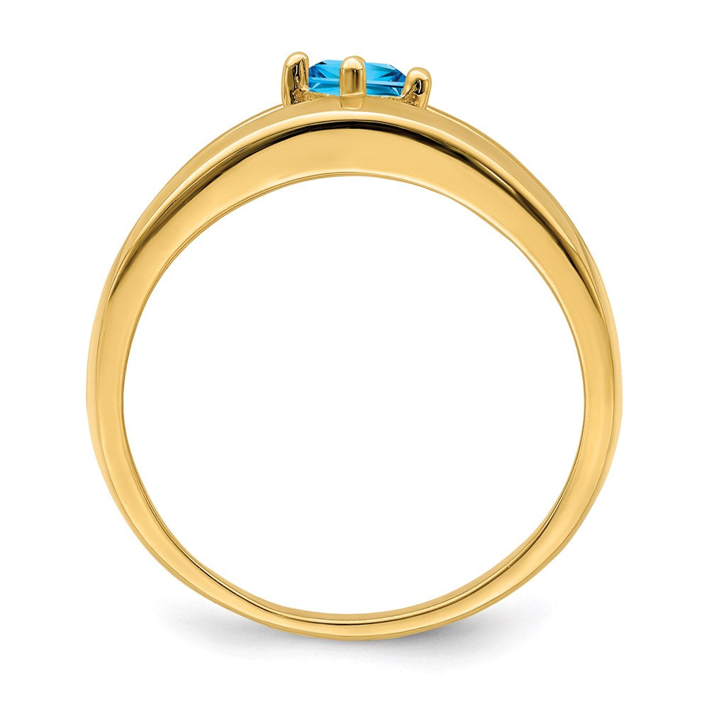14k Genuine Family Jewelry Ring - 5