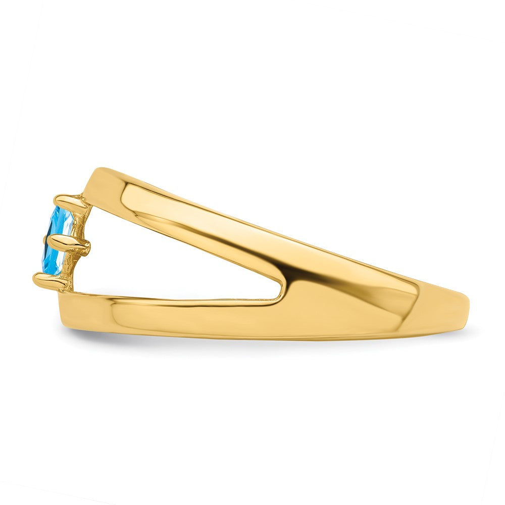 14k Genuine Family Jewelry Ring - 5