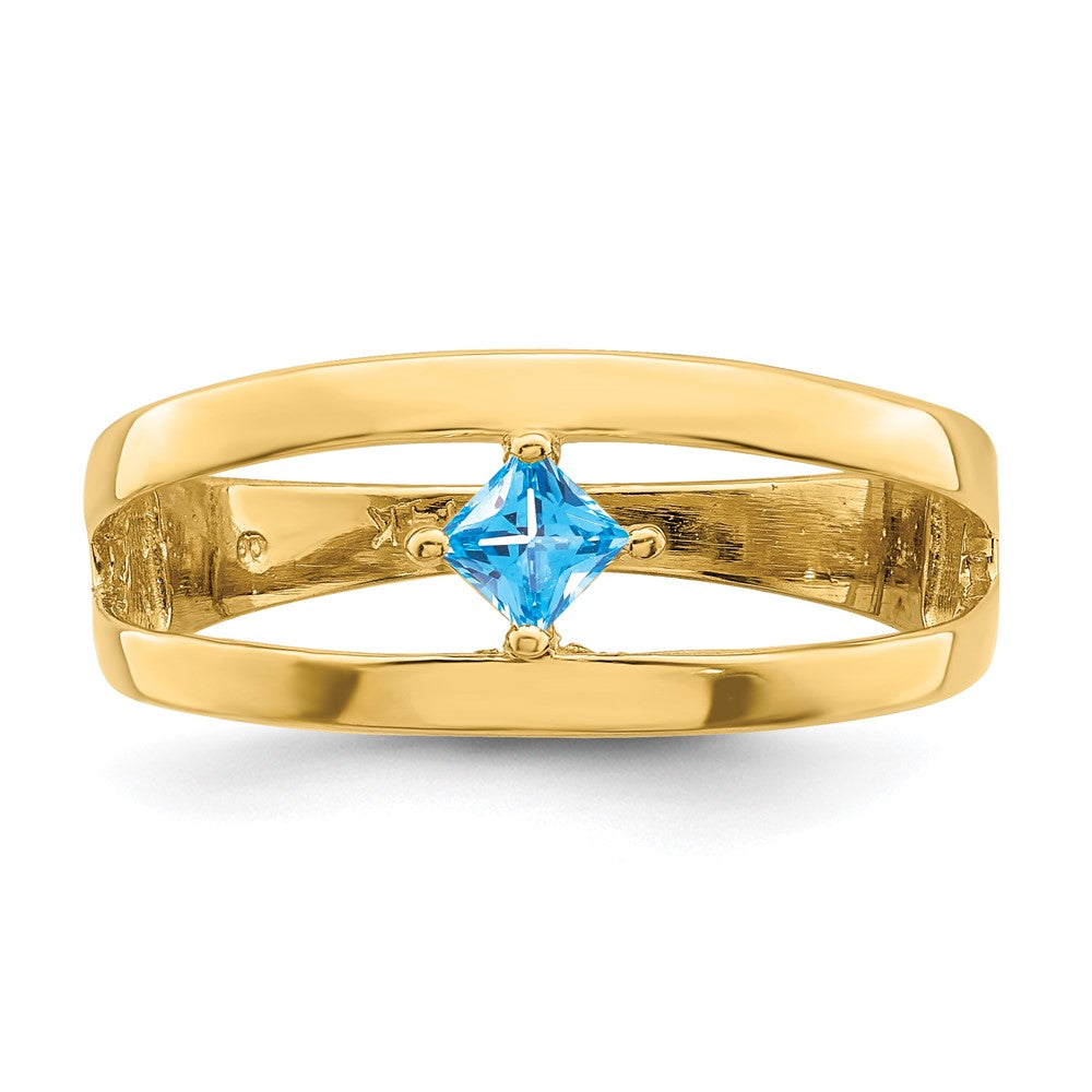 14k Genuine Family Jewelry Ring - 5
