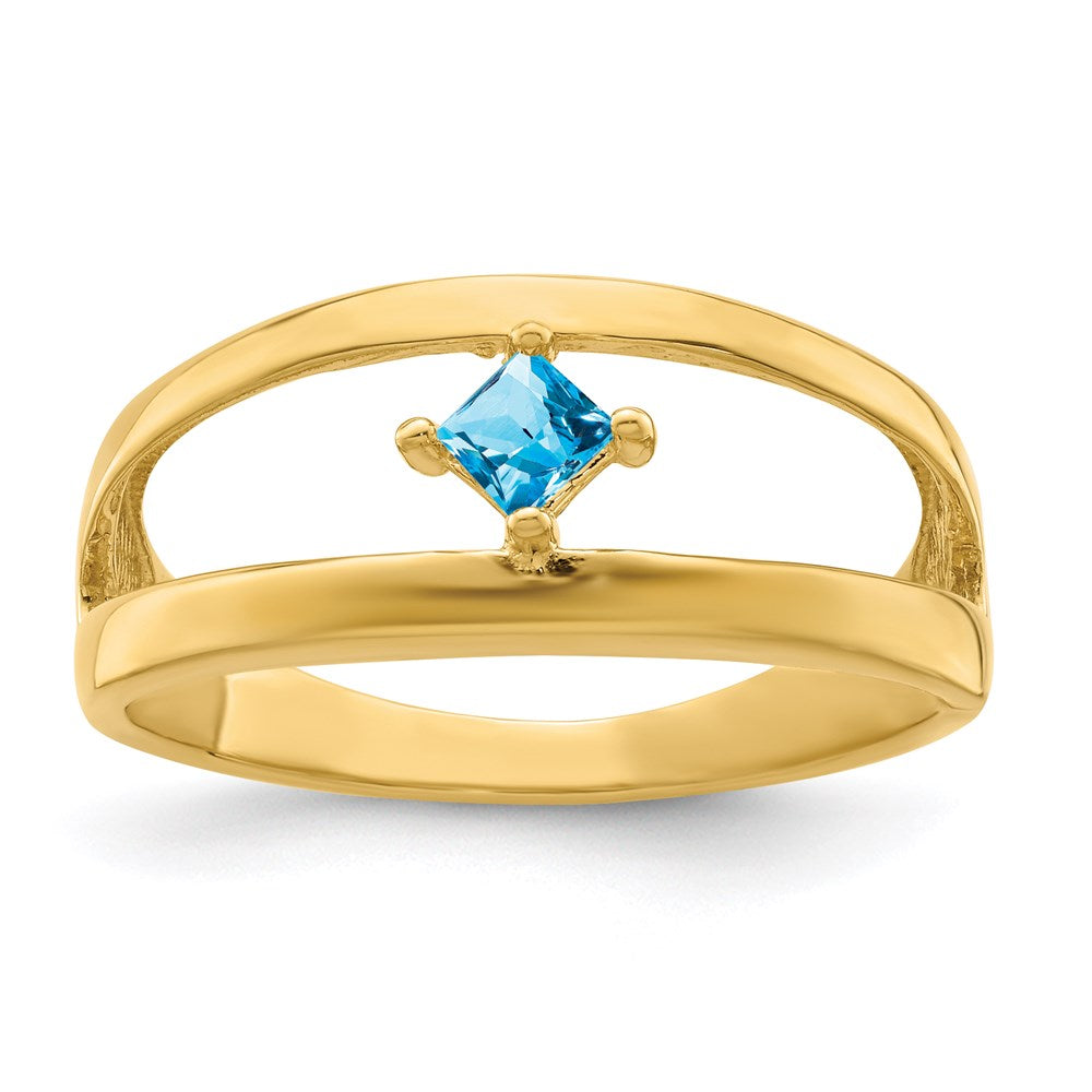 14k Genuine Family Jewelry Ring - 5
